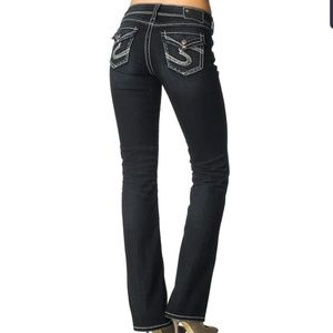 COPY - Silver "Suki" Flap Jeans